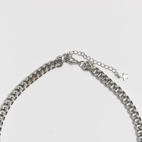 チェーン チョーカーネックレス 韓国風 レディース オシャレ ネックレス ラインストーン 大人可愛い アクセサリージュエリー きれいめ 首飾り オルチャン 88CXH-006