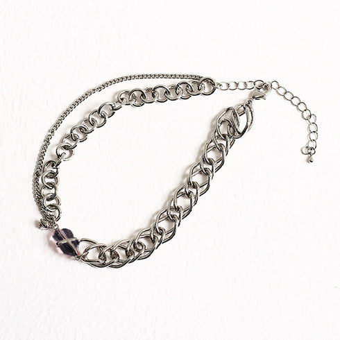 チェーン チョーカーネックレス 韓国風 レディース おしゃれ ジュエリーアクセサリー 太め 大人かわいい 首飾り オルチャン ストリート風 ネックレス 88CXH-021