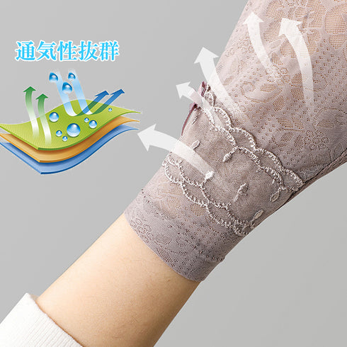 手袋 レース レディース 紫外線対策 おしゃれ 手袋 薄手 滑り止め付き かわいい グローブ 日焼け対策 女性用 手ぶくろ アウトドア 指切り ジョギング 88CXH-025