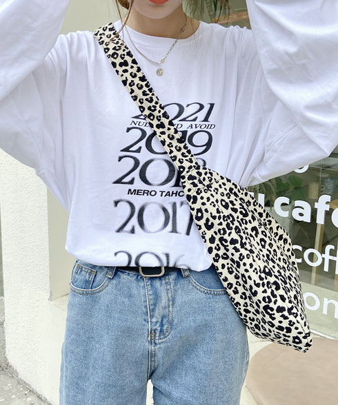 大容量 レオパード柄 ショルダーバッグ レディース  ヒョウ柄 ショルダーバッグ おしゃれ 肩掛けバッグ 大きめ カジュアル かばん オールシーズン サブバッグ 88CXH-039