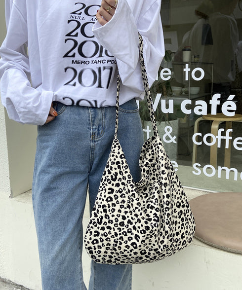 大容量 レオパード柄 ショルダーバッグ レディース  ヒョウ柄 ショルダーバッグ おしゃれ 肩掛けバッグ 大きめ カジュアル かばん オールシーズン サブバッグ 88CXH-039