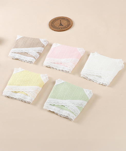 レース付き マタニティ ショーツ 妊婦用 可愛い マタニティインナー 産前産後ショーツ Vカット スタンダードショーツ 蒸れない 妊婦下着 お腹らくらくショーツ 88CXH-092