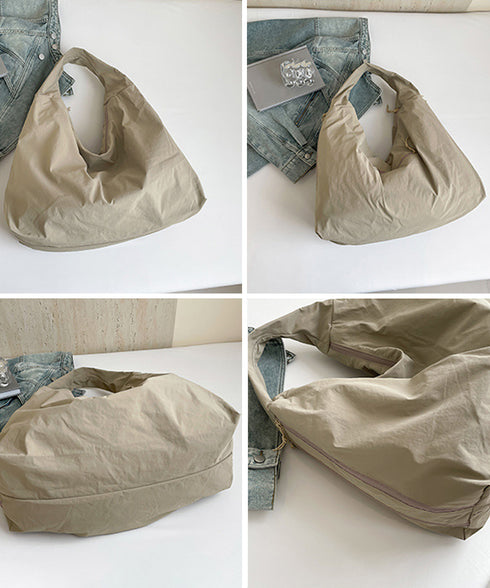 ワンショルダーバッグ大容量 ユニセックス カジュアル ショルダーバッグ レディース かばん 男女兼用 肩掛けカバン 軽い 通学バッグ シンプル ナイロンバッグ旅行 88CXH-095