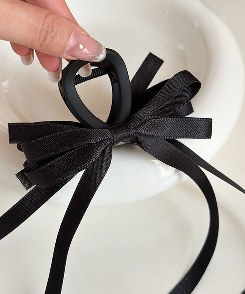 リボン バンスクリップ 上品ヘアクリップ レディース おしゃれ ヘアアクセサリー フェイクパール ヘアアレンジ 大人かわいい 簡単 まとめ髪 エレガント 髪留め 88CXH-110