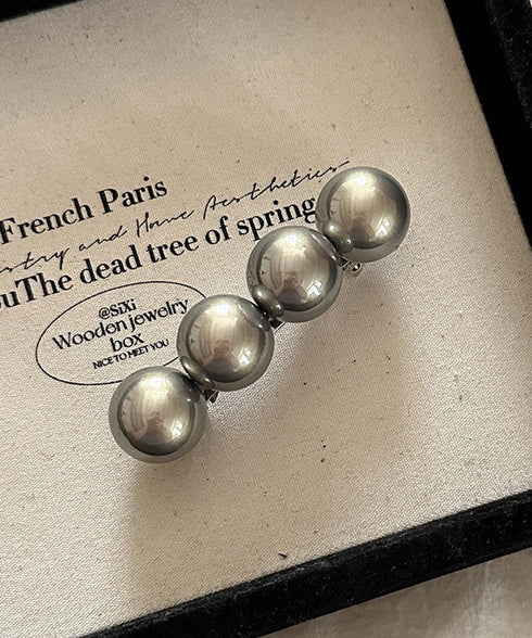 フェイクパール ヘアクリップ 大人可愛い レディース ヘアアクセサリー きれいめ ヘアアレンジ 韓国ファッション 簡単髪留め フェミニン まとめ髪 上品 結婚式 88CXH-141