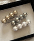 フェイクパール ヘアクリップ 大人可愛い レディース ヘアアクセサリー きれいめ ヘアアレンジ 韓国ファッション 簡単髪留め フェミニン まとめ髪 上品 結婚式 88CXH-141