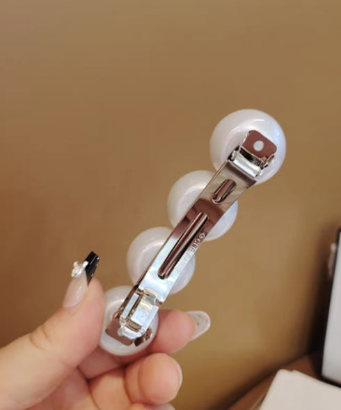 フェイクパール ヘアクリップ 大人可愛い レディース ヘアアクセサリー きれいめ ヘアアレンジ 韓国ファッション 簡単髪留め フェミニン まとめ髪 上品 結婚式 88CXH-141