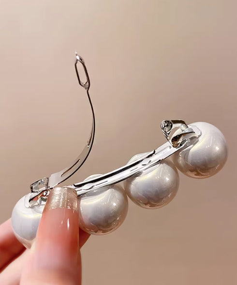 フェイクパール ヘアクリップ 大人可愛い レディース ヘアアクセサリー きれいめ ヘアアレンジ 韓国ファッション 簡単髪留め フェミニン まとめ髪 上品 結婚式 88CXH-141