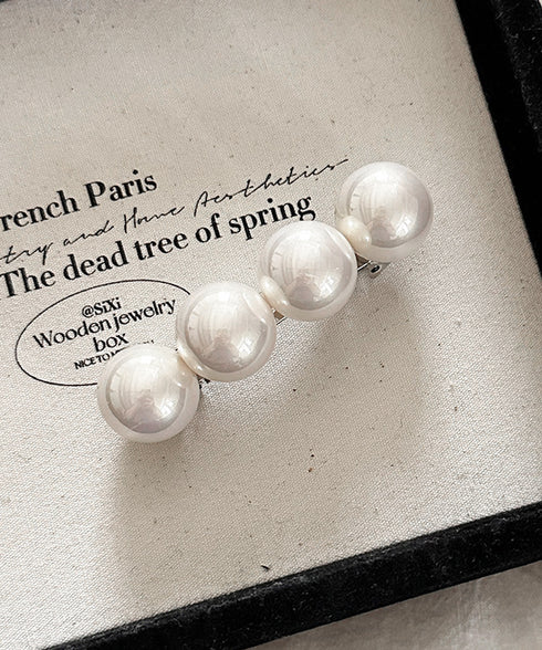 フェイクパール ヘアクリップ 大人可愛い レディース ヘアアクセサリー きれいめ ヘアアレンジ 韓国ファッション 簡単髪留め フェミニン まとめ髪 上品 結婚式 88CXH-141