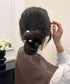 クリアヘアゴム パール調ヘアアクセサリー コイルヘアゴム 大人可愛い スパイラルヘアゴム 跡がつかない スプリング ヘアアクセ ポニーテール 簡単 髪留め 韓国風 88CXH-144