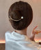 お洒落 上品 パール調バレッタ レディース ヘアアクセサリー きれいめ ヘアアレンジ 韓国ファッション 簡単髪留め フェミニン まとめ髪 大人かわいい 88CXH-145