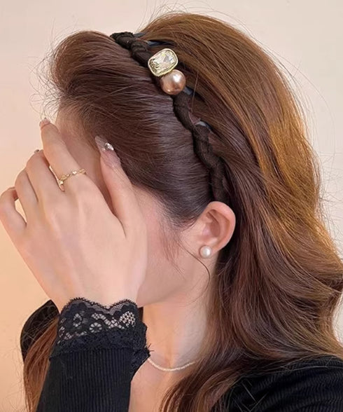 ビジュー装飾 カチューシャ 小顔 髪留め おしゃれ 清楚カチューシャ レディース 大人可愛い ヘアアクセサリー 痛くない 髪飾り シンプル ヘアアレンジ トレンド 88CXH-155