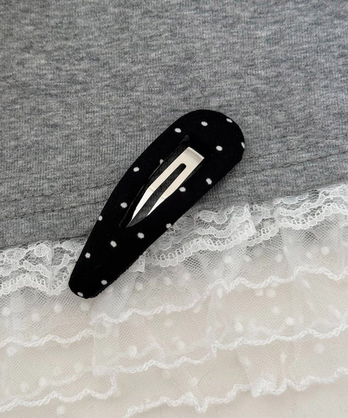 ドット柄 ヘアピン 韓国風 パッチンピン 大人かわいい 水玉模様スリーピン フェミニン 簡単髪留め きれいめ 髪飾り 上品 ヘアアクセサリー カジュアル プチプラ 88CXH-159