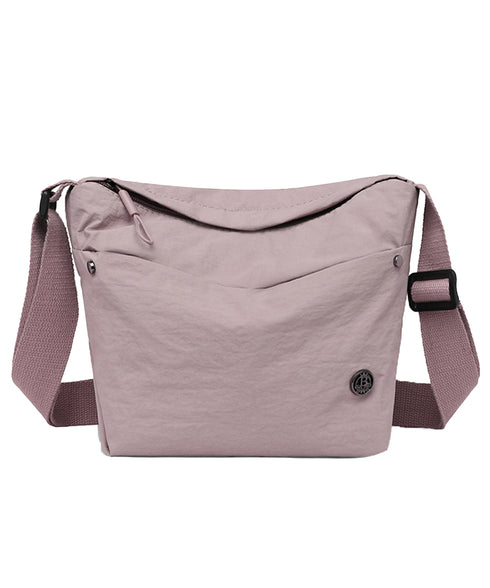 ミニショルダーバッグ 軽量斜めがけバッグ レディース ナイロンカバン 韓国風 コンパクト鞄 小さめ シンプル 2way ミニバッグ 無地 肩掛けクロスボディバッグ 89XFENG-066