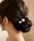 大粒パールヘアゴムシュシュ 髪留めアクセ ヘアアクセサリー フェイクパール髪ゴム ハーフアップアレンジ プチプラヘアゴム レディース お洒落髪飾り 韓国風 上品 89ZHIYI-001