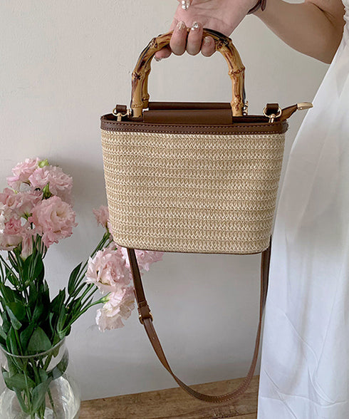 かごバッグ ミニスクエアバッグ 2WAY レディース ショルダーバッグ 斜めかけ 浴衣小物 草編みかばん 花火大会 手提げバッグ 浴衣バッグリゾート カジュアル夏 89AI-014