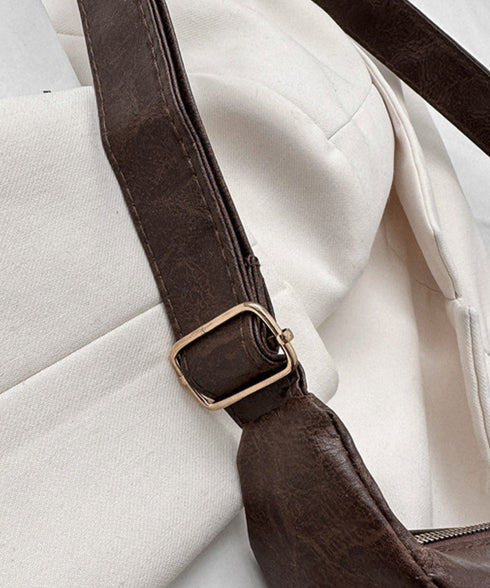 ショルダーバッグ 斜めがけ PUレザー鞄 レディース フェイクレザー 肩掛けバッグ シンプルワンショルダーバッグ オルチャン オシャレカバン カジュアル大人可愛い 89AI-015