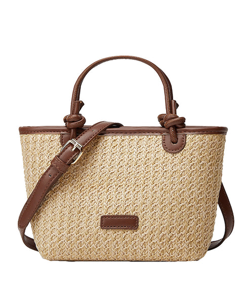 ミニカゴバッグ ショルダーバッグ ミニ鞄 ストローバッグ レディース 可愛い 2WAY 編みバッグ 花火大会手提げバッグ 斜めがけ 麦わら鞄 夏祭り 肩掛けバッグ 89AI-019