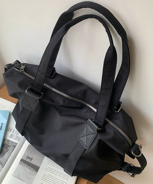 大容量トートバッグA4通勤通学斜め掛け鞄 レディース ナイロンショルダーバッグ 肩掛け シンプル 旅行 オフィスカジュアル手提げバッグ マザーズバッグビッグサイズ 89AI-021