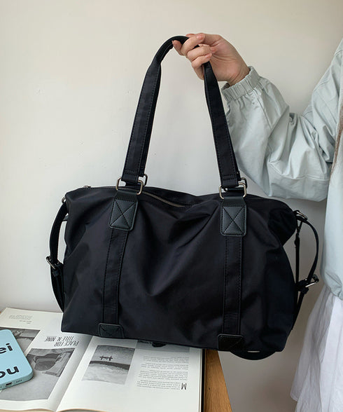 大容量トートバッグA4通勤通学斜め掛け鞄 レディース ナイロンショルダーバッグ 肩掛け シンプル 旅行 オフィスカジュアル手提げバッグ マザーズバッグビッグサイズ 89AI-021