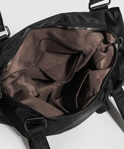 大容量トートバッグA4通勤通学斜め掛け鞄 レディース ナイロンショルダーバッグ 肩掛け シンプル 旅行 オフィスカジュアル手提げバッグ マザーズバッグビッグサイズ 89AI-021