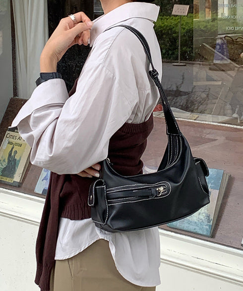 ショルダーバッグレディース 肩掛け韓国風 合皮カバン 手提げ鞄 通勤 ワンショルダートートバッグ フェイクレザー 軽い PUレザーかばん お出かけ カジュアル軽量 89AI-022
