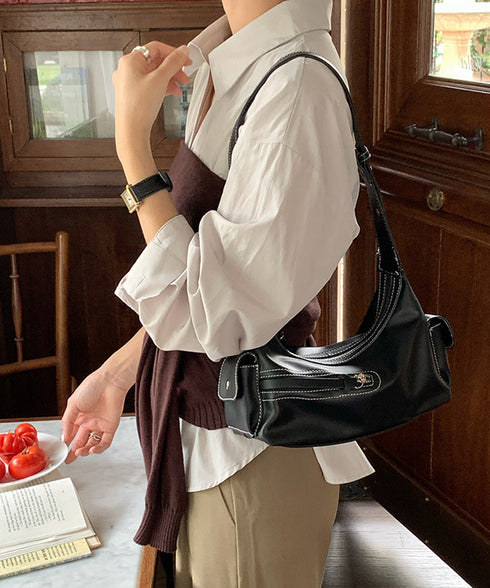 ショルダーバッグレディース 肩掛け韓国風 合皮カバン 手提げ鞄 通勤 ワンショルダートートバッグ フェイクレザー 軽い PUレザーかばん お出かけ カジュアル軽量 89AI-022