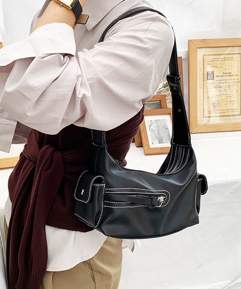 ショルダーバッグレディース 肩掛け韓国風 合皮カバン 手提げ鞄 通勤 ワンショルダートートバッグ フェイクレザー 軽い PUレザーかばん お出かけ カジュアル軽量 89AI-022