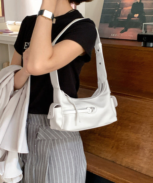 ショルダーバッグレディース 肩掛け韓国風 合皮カバン 手提げ鞄 通勤 ワンショルダートートバッグ フェイクレザー 軽い PUレザーかばん お出かけ カジュアル軽量 89AI-022