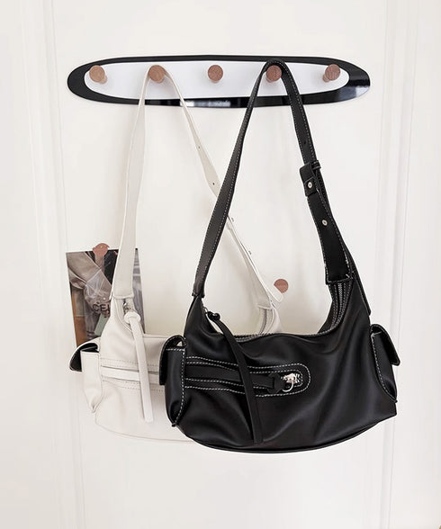 ショルダーバッグレディース 肩掛け韓国風 合皮カバン 手提げ鞄 通勤 ワンショルダートートバッグ フェイクレザー 軽い PUレザーかばん お出かけ カジュアル軽量 89AI-022