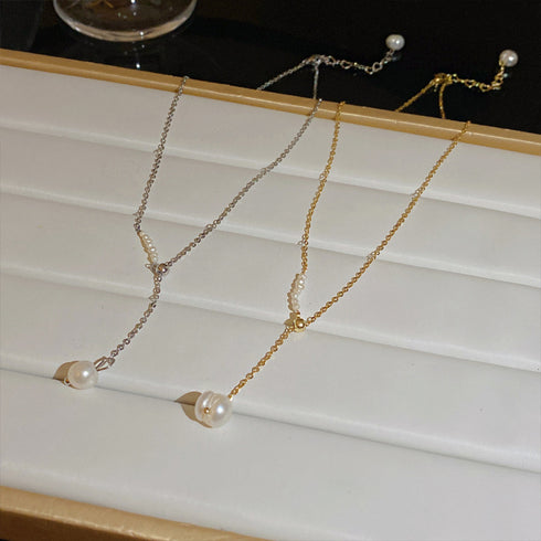 ネックレス ペンダント パール 韓国風 アクセサリー レディース チェーンネックレス 上品 華奢 オシャレネックレス 高見え 首飾り ジュエリー 結婚式 可愛い 89CHUFU-018