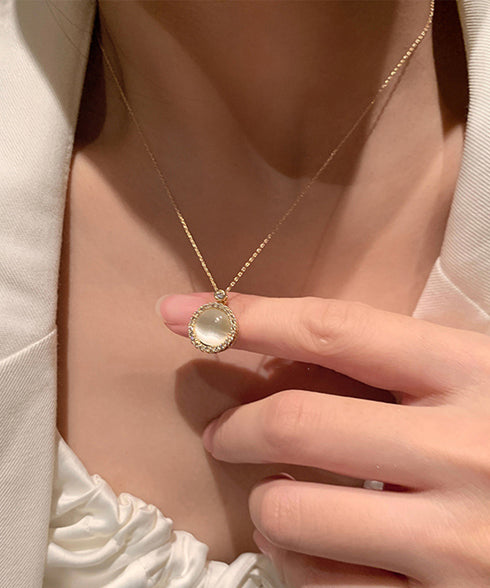 ネックレス 回転式 チェーンネックレス レディース ラインストーン パーティー アクセサリー ゴールド首飾り きらきら 輝く ジュエリー 新作 結婚式 可愛い 89CHUFU-022