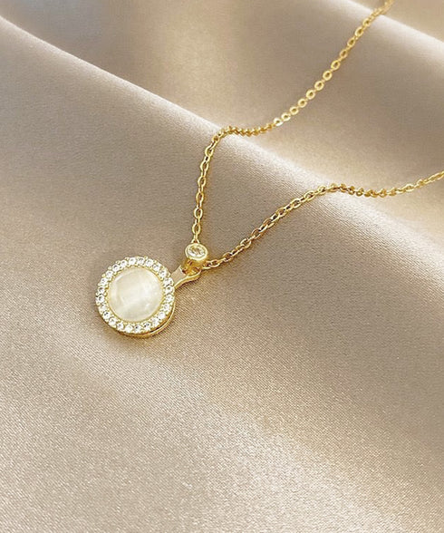 ネックレス 回転式 チェーンネックレス レディース ラインストーン パーティー アクセサリー ゴールド首飾り きらきら 輝く ジュエリー 新作 結婚式 可愛い 89CHUFU-022