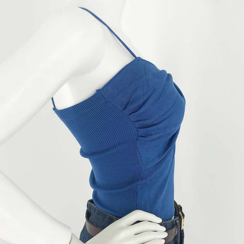 キャミソール ビスチェ オフショルダー キャミソール ビスチェ オフショルダー サマーニット 無地 レディース トップス 89CXN-002