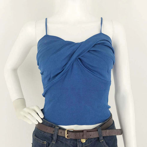 キャミソール ビスチェ オフショルダー キャミソール ビスチェ オフショルダー サマーニット 無地 レディース トップス 89CXN-002