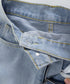デニムショートパンツレディース美脚短パン ロールアップホットパンツ Aラインハイウエスト カジュアルジーンズ ショートジーンズ アシンメトリーデニム 89DWEI-006