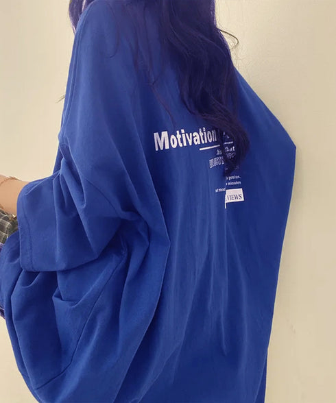 オーバーサイズ 英文字ロゴ 半袖Tシャツ レディース ビッグTシャツ プリントTシャツ カットソーユニセックス 夏t 韓国風チュニックロンT ゆったり黒白tシャツ 89EKDZ-001