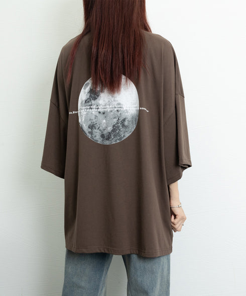 バックプリントTシャツ ゆったりビッグt ロングtシャツ レディース ビッグロゴT体型カバー 半袖英字ロゴカットソーユニセックス 夏t 韓国風 チュニックトップス 89EKDZ-002