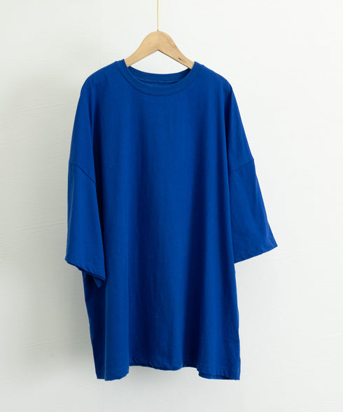 バックプリントTシャツ ゆったりビッグt ロングtシャツ レディース ビッグロゴT体型カバー 半袖英字ロゴカットソーユニセックス 夏t 韓国風 チュニックトップス 89EKDZ-002