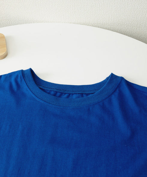 バックプリントTシャツ ゆったりビッグt ロングtシャツ レディース ビッグロゴT体型カバー 半袖英字ロゴカットソーユニセックス 夏t 韓国風 チュニックトップス 89EKDZ-002