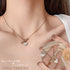 ネックレス チェーン ゴールド ハート キューピッドの矢 韓国風 きらきら 可愛い レディース 上品 貝殻 輝く 結婚式 ラインストーン 89HUAY-005