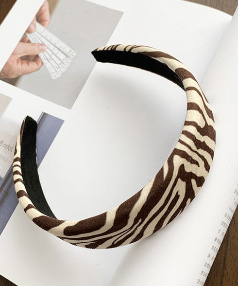 跡つかないカチューシャ ゼブラ柄 韓国風 ヘアアクセサリー 大人可愛い レディース 髪飾り ファッション小物 アニマル柄カチューシャ カジュアル ヘアバンド 洗顔 89HUAY-009