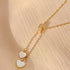 ネックレス チェーン ゴールド 貝殻 ハートモチーフネックレス レディース 韓国風 きらきら 可愛い オシャレ プレゼント 細めチェーン パーティー 女の子 89HUAY-013