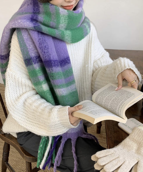 ボリュームマフラー大判 ふわふわマフラー 大判マフラー レディースストール 柔らかい 軽い 大判ストール もこもこ防寒保温マフラー フリンジ お出掛け 男女兼用 89JIEDI-001