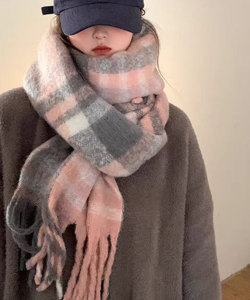 ボリュームマフラー大判 ふわふわマフラー 大判マフラー レディースストール 柔らかい 軽い 大判ストール もこもこ防寒保温マフラー フリンジ お出掛け 男女兼用 89JIEDI-001