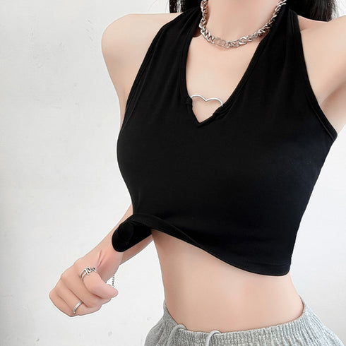 タンクトップ キャミソール セクシー美背 レディース トップス へそ出し インナートップス 可愛い フィット感 ストレッチ きれいめ 肩出し 大人女子 お洒落 89LAIFA-002