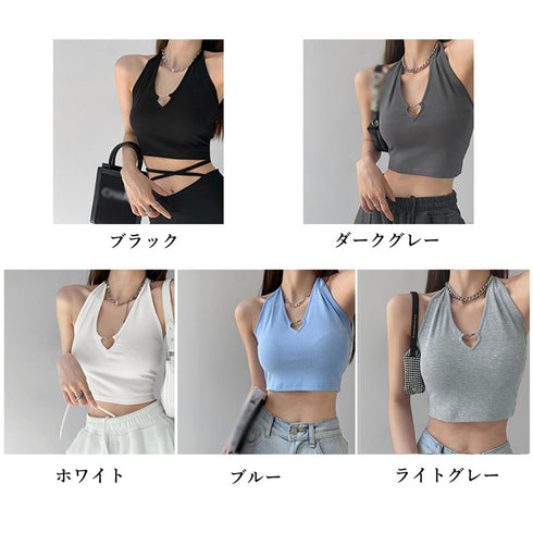 タンクトップ キャミソール セクシー美背 レディース トップス へそ出し インナートップス 可愛い フィット感 ストレッチ きれいめ 肩出し 大人女子 お洒落 89LAIFA-002