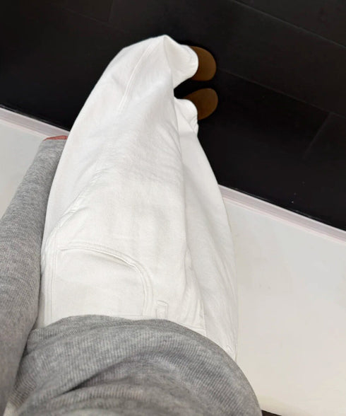 ワイドデニムパンツ 美脚ストレート韓国風 ハイウエストパンツ レディース ロングズボン オシャレ 大人 カジュアルパンツ 無地 オールシーズン 脚長 ポケット付き 89LIANGT-001