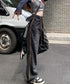デニムパンツ 長ズボンハイウエスト美脚 レディース デニムセミワイドパンツ ロングパンツ ストレートパンツ カジュアル ズボン 韓国風 ジーンズ ボトムス 89LONGF-001