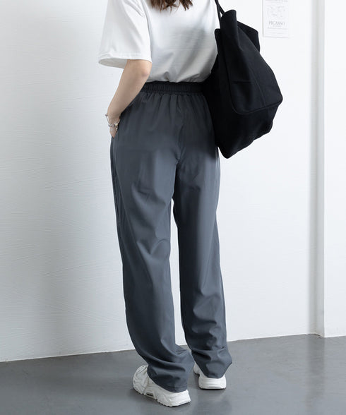ワイドパンツ レディースハイウエスト美脚 イージーパンツ 体型カバー おしゃれロングパンツ ストリート 薄手パンツ ゆったり カジュアル 快適 ボトムス サラリ 89LONGF-002